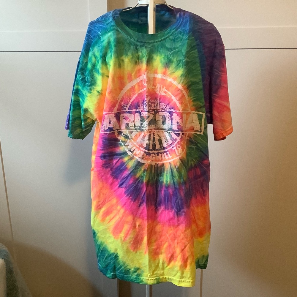 Color ton Arizona tie-dye t-shirt rainbow size Medium - Picture 6 of 8